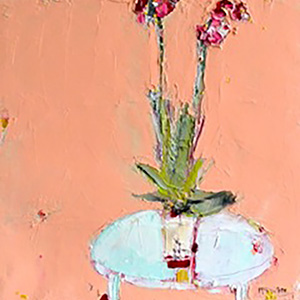 Orchid on a Glass Table