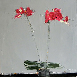 Tyrian Orchid on Grey