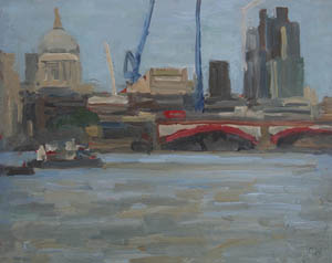 View to Blackfriars bridge