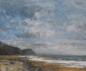 Winters day at Charmouth beach