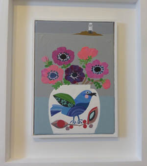 Pink Anemones Bird Pot
