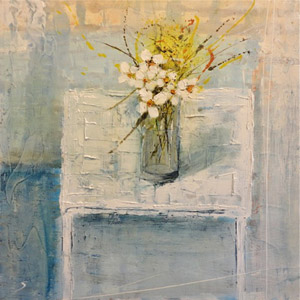 Yellow Flowers on a Table