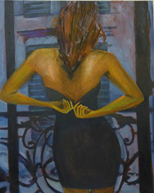 Girl at Balcony